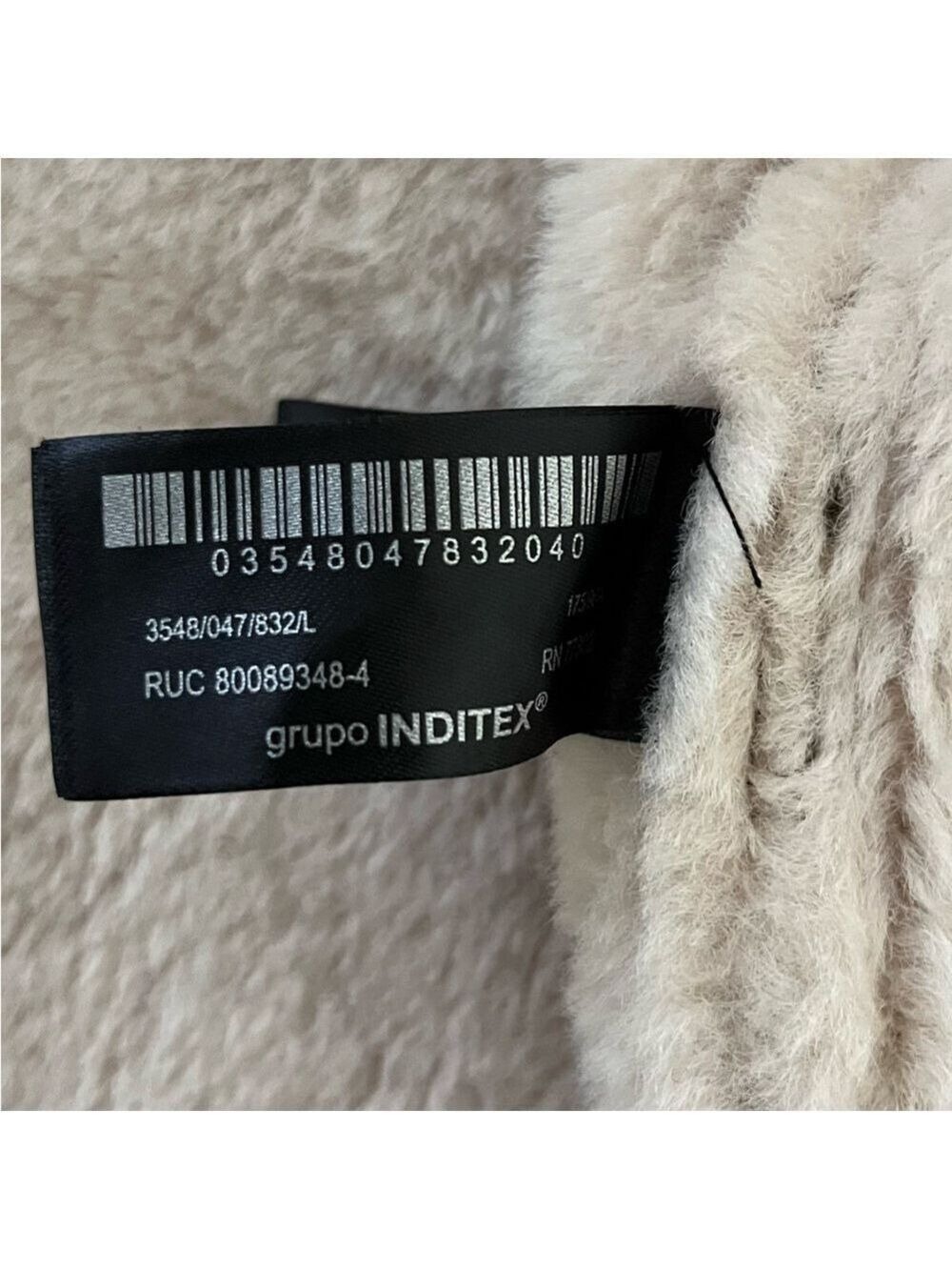 BRAND NEW ZARA ZW COLLECTION DOUBLE FACED FAUX SUEDE SHERPA JACKET TAUPE Large - Picture 12 of 16